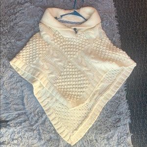 H&M LOGG wool blend poncho one size
